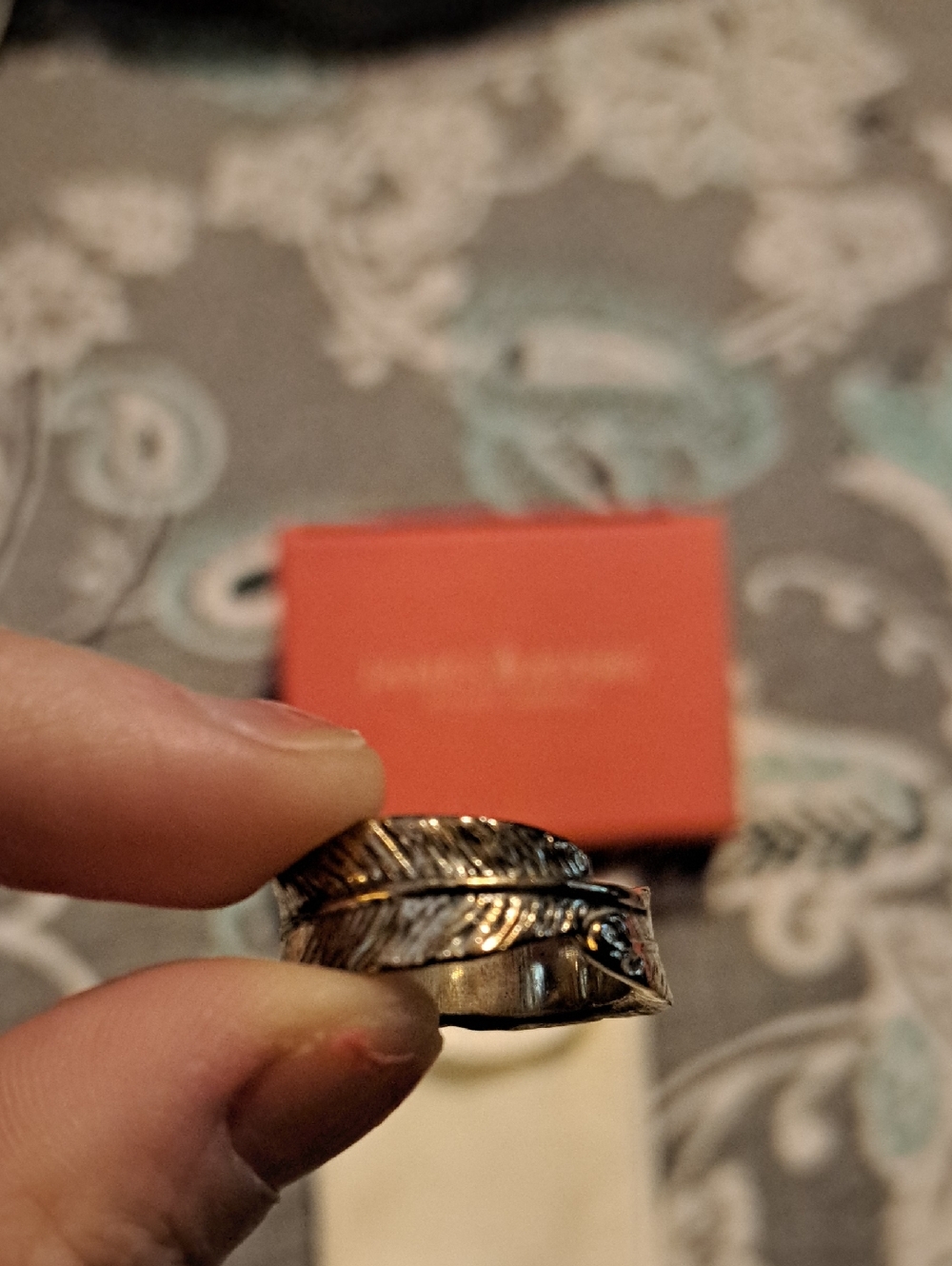 James Avery Ring - Retired - Size 9 - Of 1 Feather Ring - 2015
